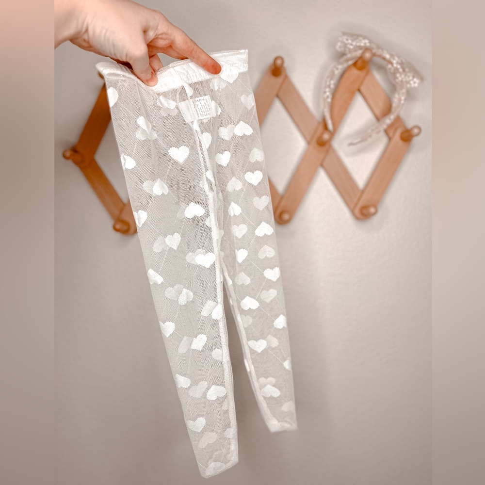 Mesh heart tights